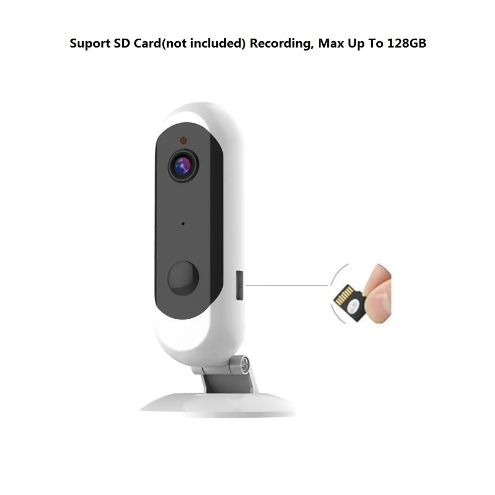 Wouwon 100% без косточек HD 1080P Батарея IP Камера домашние Беспроводной небольшого