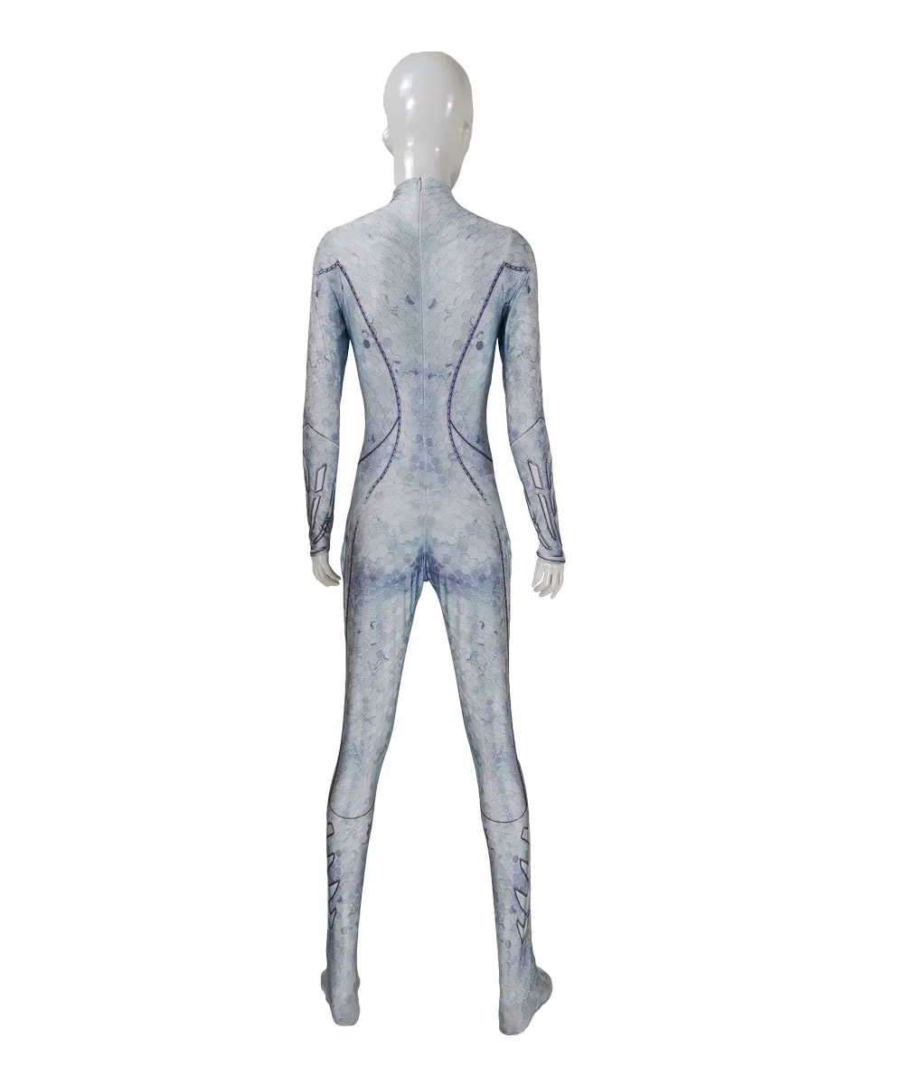 

Justice League Mera Costume Aquaman Film Version Mera Cosplay Costume Superhero Lycar Zentai Bodysuit Halloween Jumpsuit