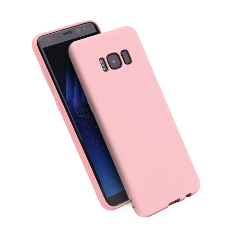 Чехол для samsung note 9 чехол Samsung S8 S9 Note8 мягкий силиконовый матовый из ТПУ