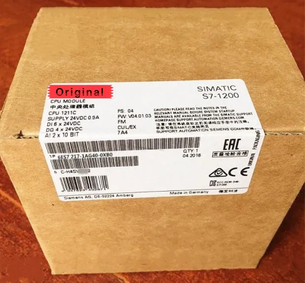 

Оригинальная планшетория, ЦП 1217C 6ES7217-1AG40-0XB0, совместимый ЦП DC/DC 217-1AG40-0XB0 NOVA PLC 6ES7 6ES72171AG400XB0