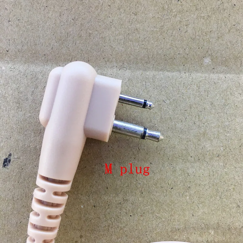 Коричневые длинные большие PTT air tube наушники 2 контакта для motorola gp300 gp88s/2000/88/3188 ep450