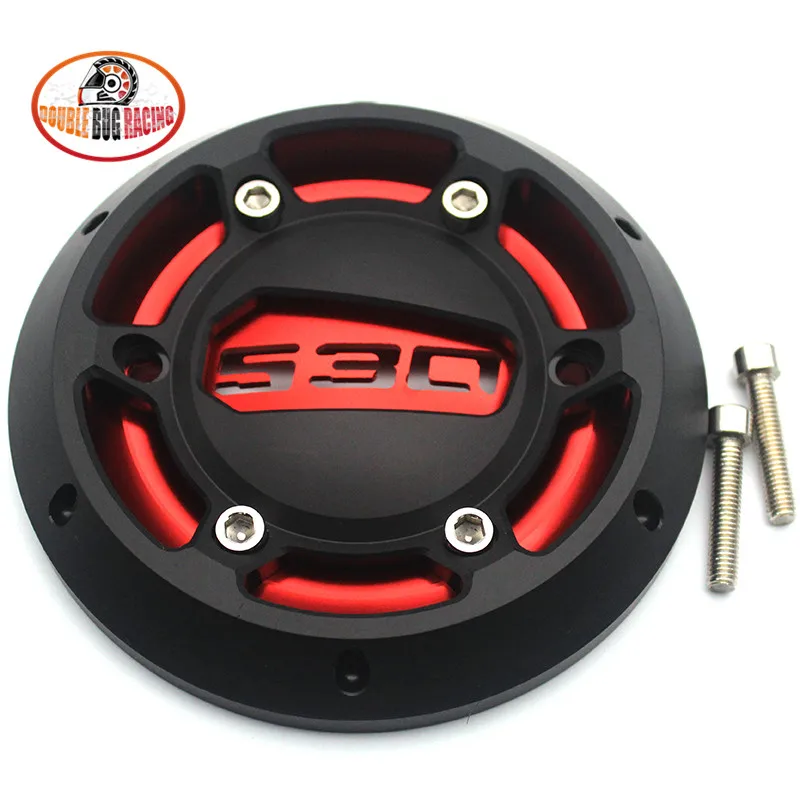 red 1pcs Крышка статора двигателя мотоцикла Защитная крышка декоративная крышка для Yamaha T-max 530 2012- 2013 TMAX 530 T-MAX - Цвет: red 1pcs