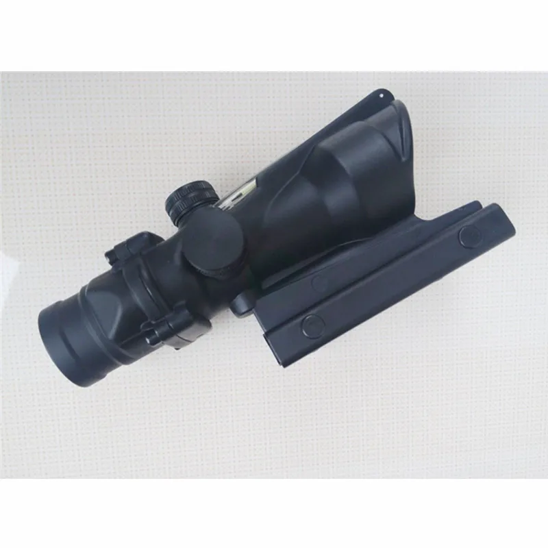 ACOG 4X32 Fiber Source Red Green Illuminated Scope black color Tactical Hunting Riflescope 4x magnification | Спорт и развлечения