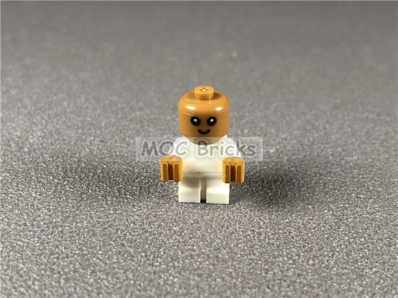 3 шт./лот MOC кирпичи Сделай Сам Детский/младенческий белый корпус с руками
