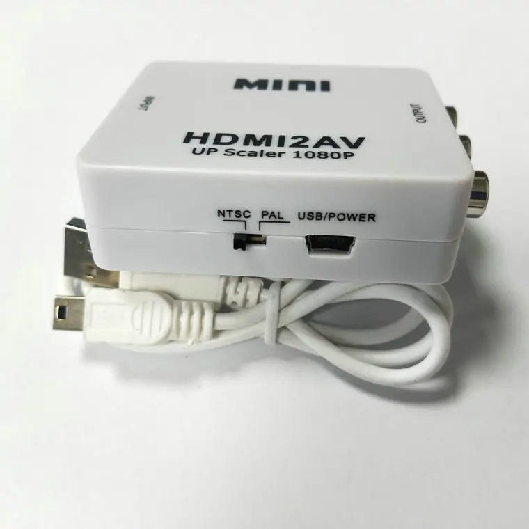 Композитный кабель преобразователя VGA2AV/CVBS совместимый с Mini HDMI 1080P на VGA RCA