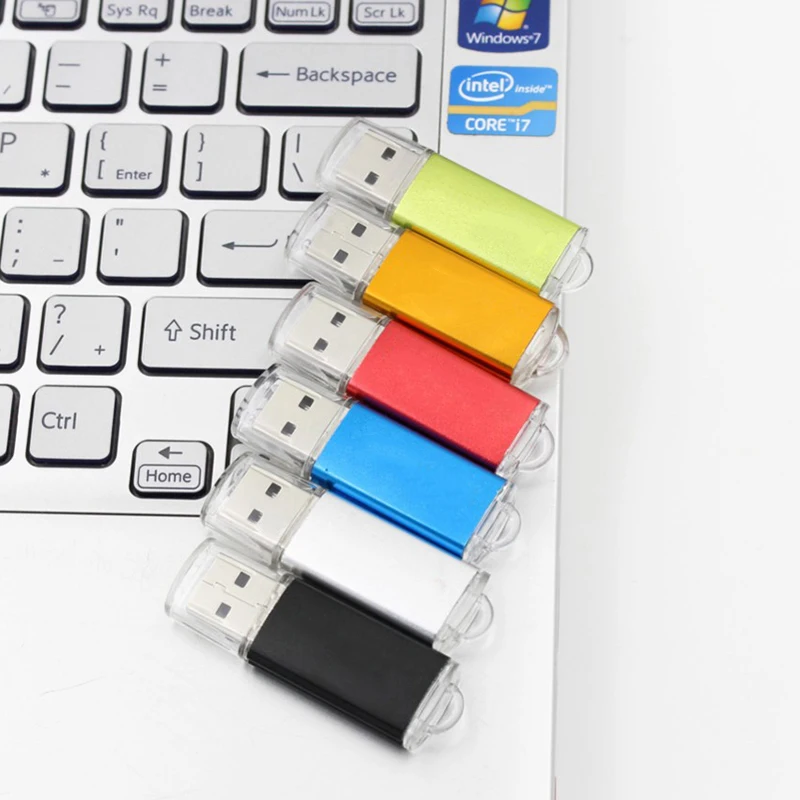 Лидер продаж металлическая мини-флешка usb 2 0 флэш-накопитель 16 ГБ 32 64 подарок USB