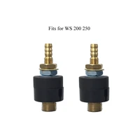 free shipping plasma cutting machine quick connector 2pcs cooper for ws200 250 welding machine accessory