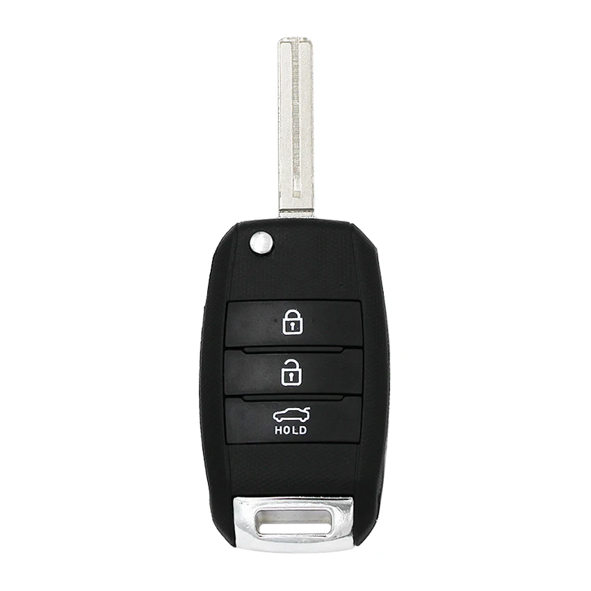 3 кнопки флип дистанционного ключа автомобиля Fob 433 МГц 4D60 чип для KIA Carens Rondo 2012+ P/N: 95430-A4200