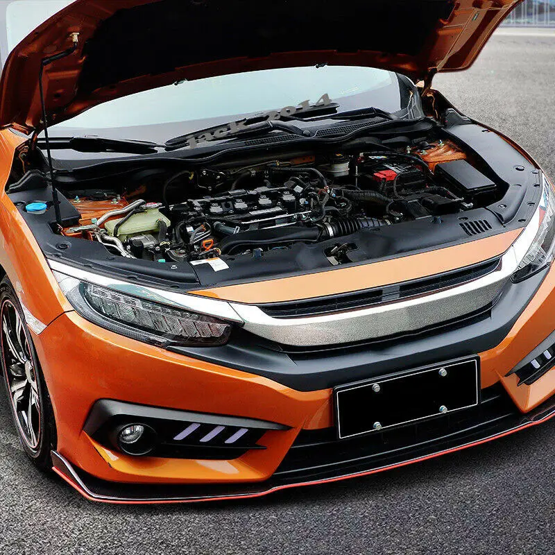 Крышка автомобильного двигателя из АБС крышка листа подходит для Honda 10 поколения