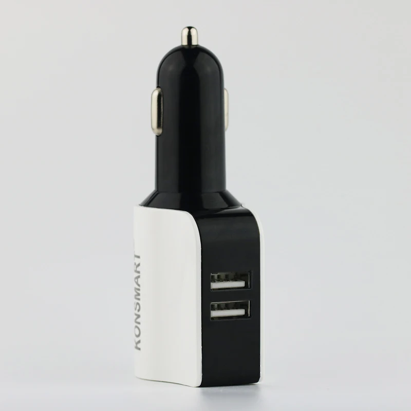 Автомобильное зарядное устройство Konsmart с двумя USB портами адаптер для