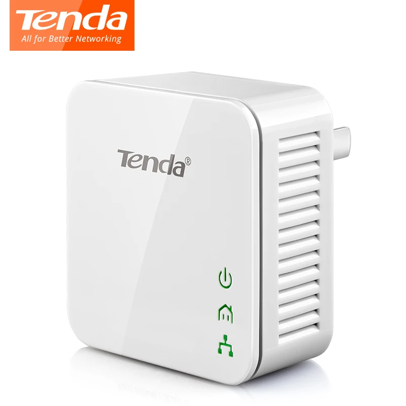 1 шт. Tenda P202 200 Мбит/с сетевой адаптер AV1000 Ethernet PLC Комплект гигабитная линия питания