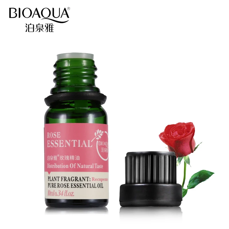 BIOAQUA Brand Rose Pure Essential Oil Natural Plant Perfume Moisturizing Face Skin Care Hair Body Massage Oils | Красота и здоровье
