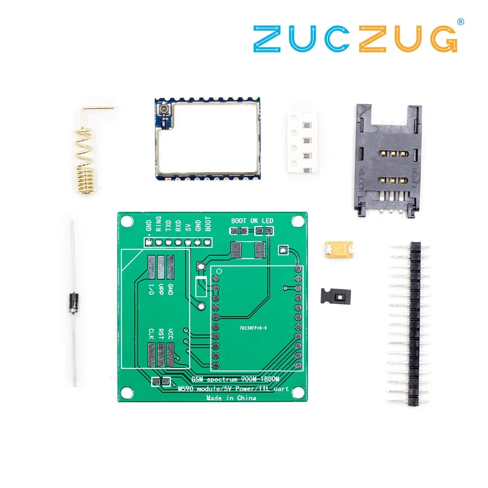 M590E GSM GPRS модуль Diy наборы M590 900 m 1800 sms ЦП MCU тест|Интегральные схемы| |