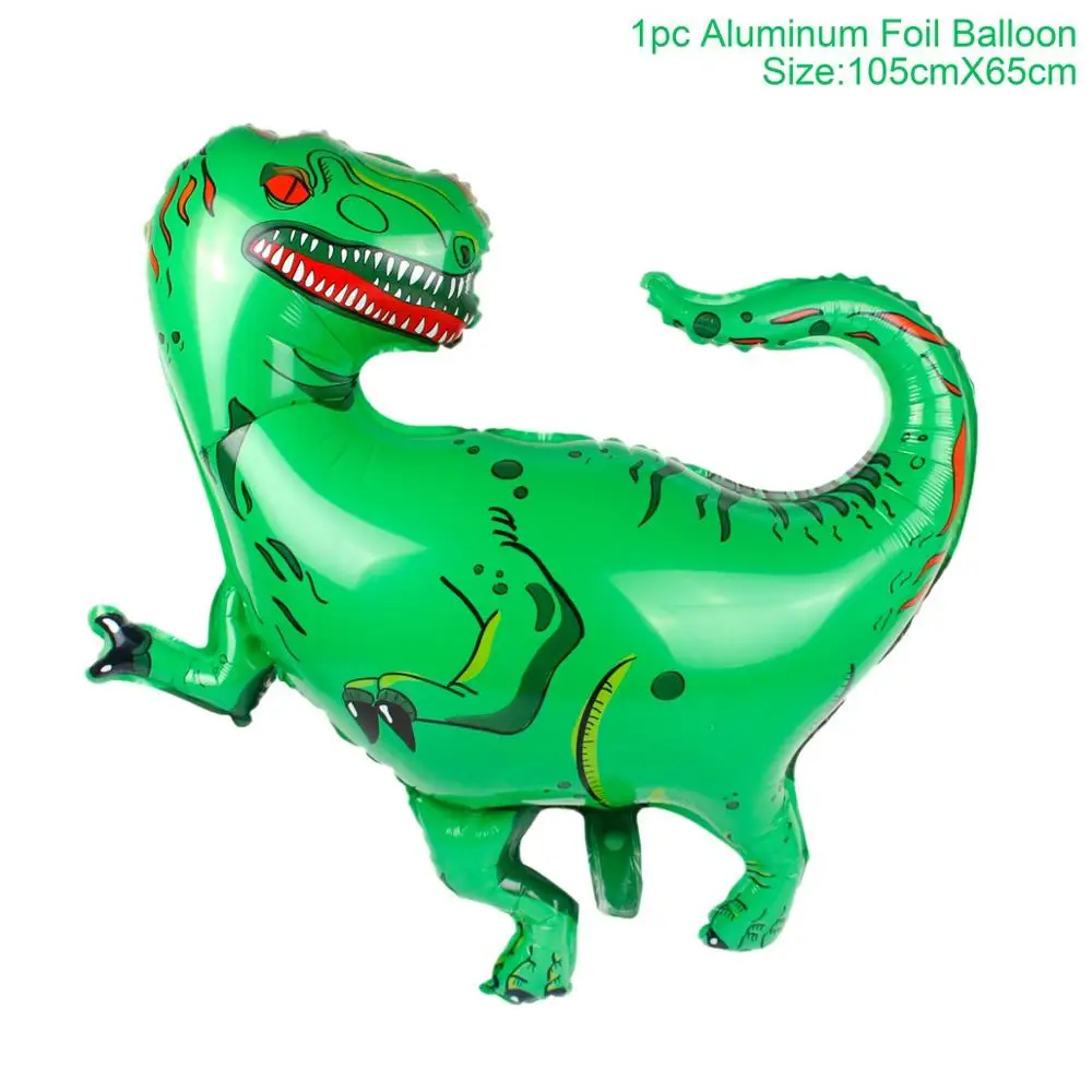 Dinosaur Balloon 1 Зеленые шары пальмовый лист шары из латекса животный лес День рождения воздушный шар для вечеринки в стиле сафари Декор джунгли воздушные шары животные балон день рождения - Цвет: Dinosaur Balloon 1