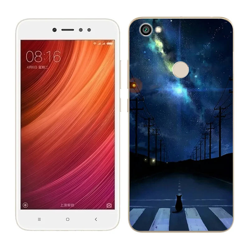 Чехлы для Xiaomi Redmi Note 5A Prime чехол из ТПУ с аэрокосмическим рисунком телефона Hongmi 5a |