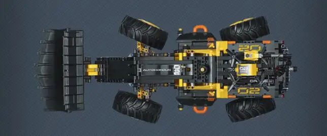 Техника Volvo концепция колесный погрузчик ZEUX модель строительные блоки кирпичи наборы игрушек
