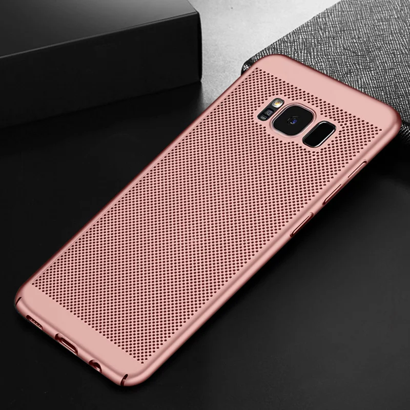 Rose Чехол для samsung Galaxy S6, S7 edge, S8 Plus, J5, A3, A5, A7, защита экрана, чехол - Цвет: Rose