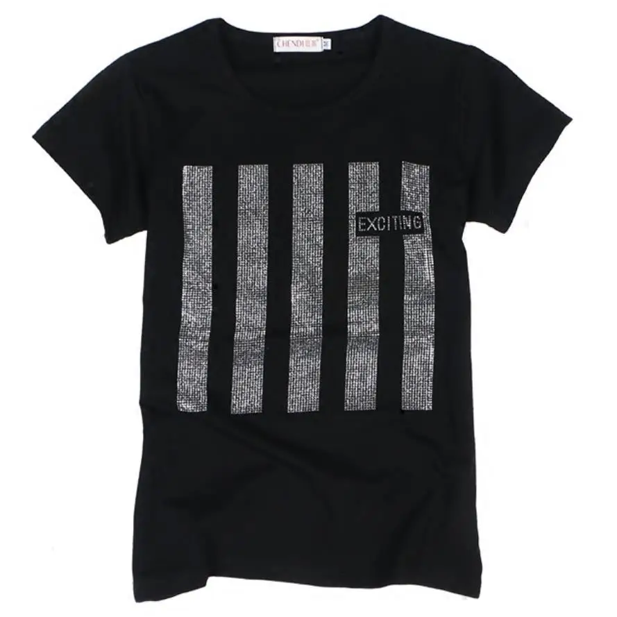 

diamond t-shirt women short-sleeved loose 2022 summer new fashion top tees