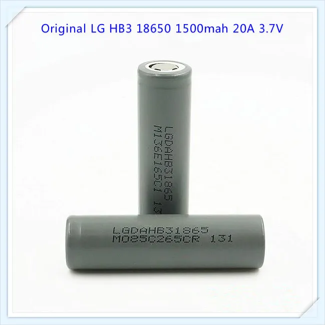 100% оригинал для LG HB3 18650 1500mah 20A Li Ion high drain 3 7 v HB2 VS HB4 призматические батареи (1