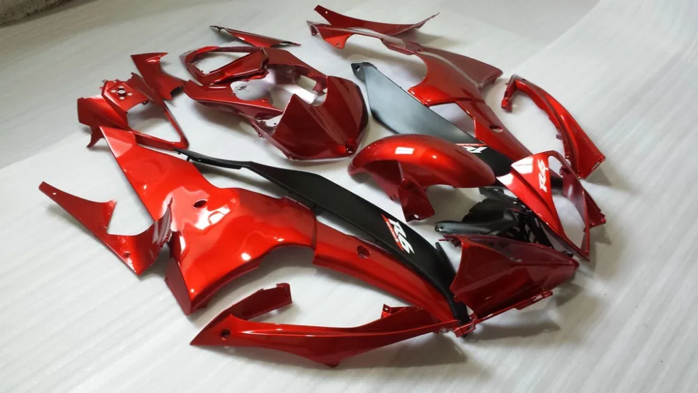 Комплект обтекателей под давлением для YAMAHA YZFR6 08 09 10 11 12 YZF R6 2008 2010 2012 YZF600 красный