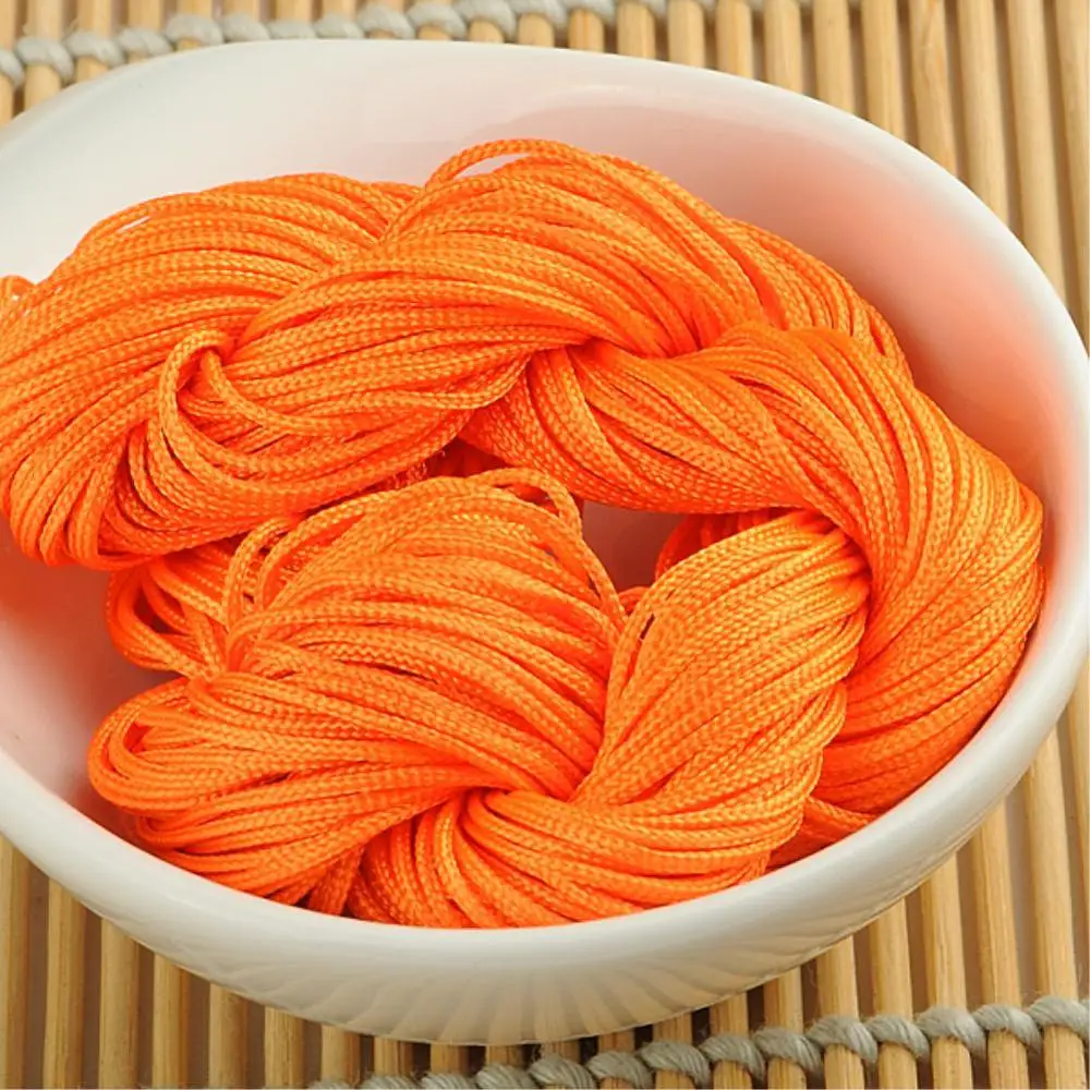 Новые поступления, 1 мм, 20 м/упаковка, китайский шнур с узлом, сатиновая плетеная веревка, смешанные 29 цветов, Ювелирная фурнитура, веревка для бисероплетения - Цвет: 13