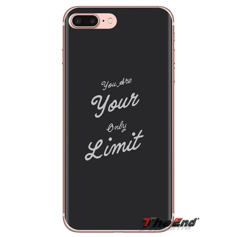 For LG Spirit Motorola Moto X4 E4 E5 G5 G5S G6 Z Z2 Z3 G2 G3 C Play Plus Mini you are your only limit Quotes Of Day Phone Covers |