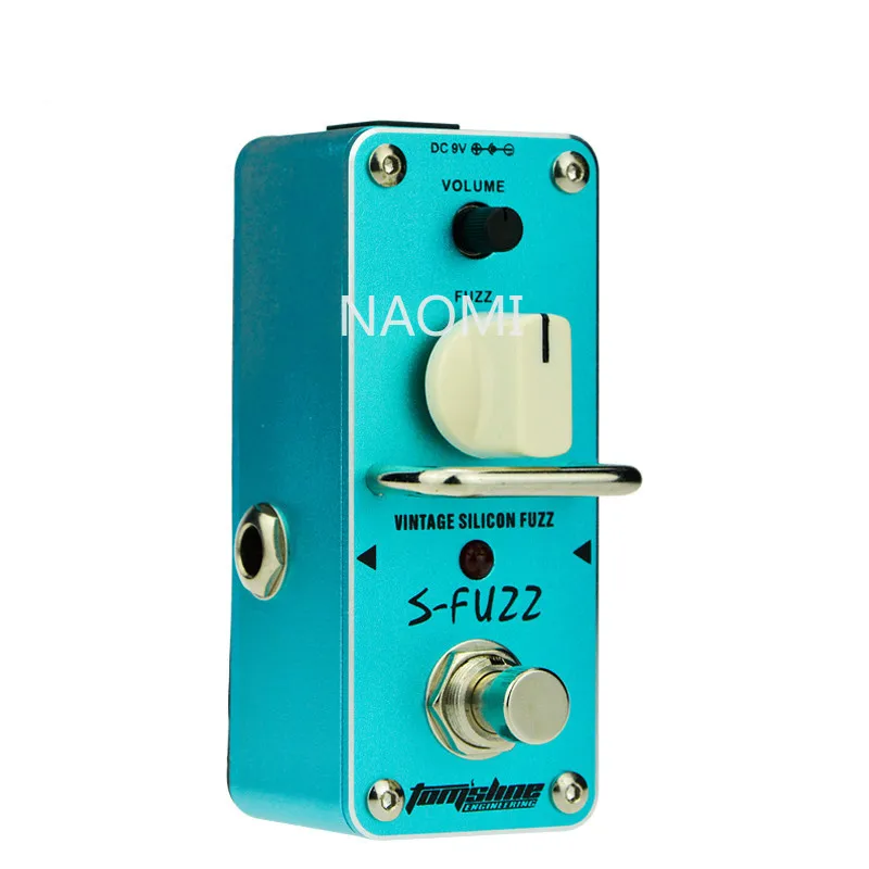 NAOMI гитара фирмы Арома педаль эффектов ASF-3 S-Fuzz Винтаж кремния Fuzz электрогитара педаль эффектов мини один для электрогитары