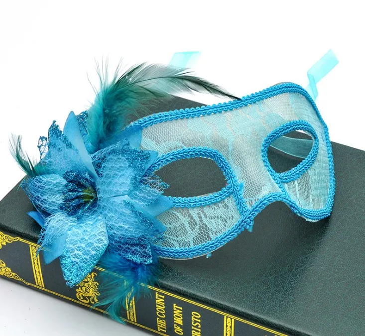 Новинка 2014 прозрачная маска принцессы на Хэллоуин Рождество с кружевами боковая