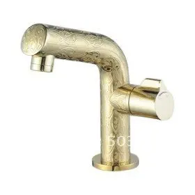 Classic Style Faucet Polished Golden Bathroom Basin Sink Mixer Tap Cm0290 cozinha monocomando | Дом и сад