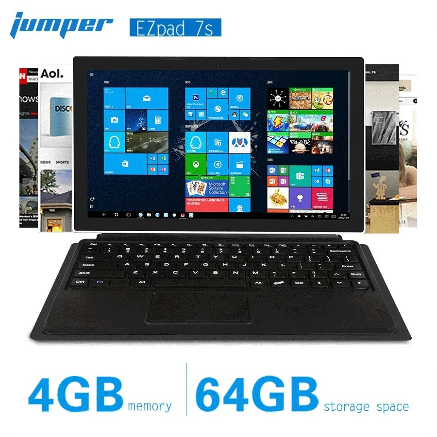 Jumper Ezpad 7 s 2 в 1 планшетный ПК 10 8 дюймов 1080 P Intel Cherry Trail Z8350 Window четырехъядерный