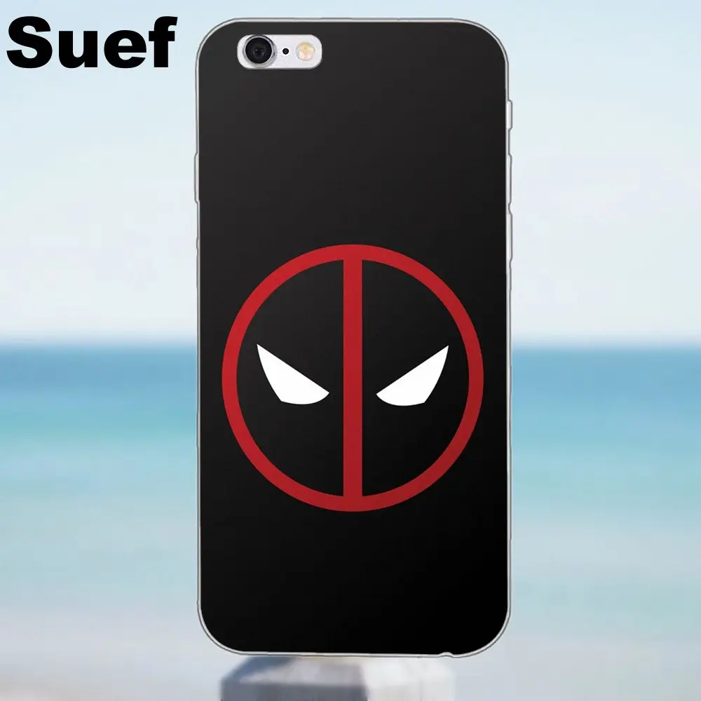 Для iPhone X 4 4S 5 5S 5C SE 6 6S 7 8 Plus Samsung Galaxy A3 A5 J1 J3 J5 J7 2016 2017 TPU Cute Skin Joker Skull And Deadpool | Мобильные