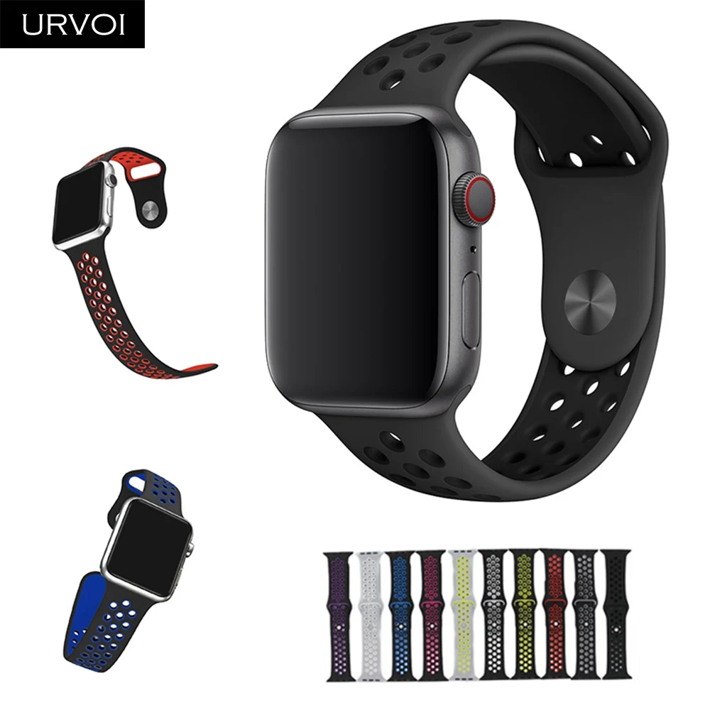 Фото URVOI 2019 Новый ремешок для apple watch series 5 4 3 2 1 лёгкие дышащие - купить