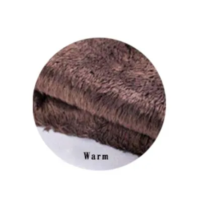 brown-warm lining Мужские настоящие перчатки из овечьей кожи черные перчатки с сенсорным экраном модные брендовые зимние теплые кожаные перчатки - Цвет: brown-warm lining