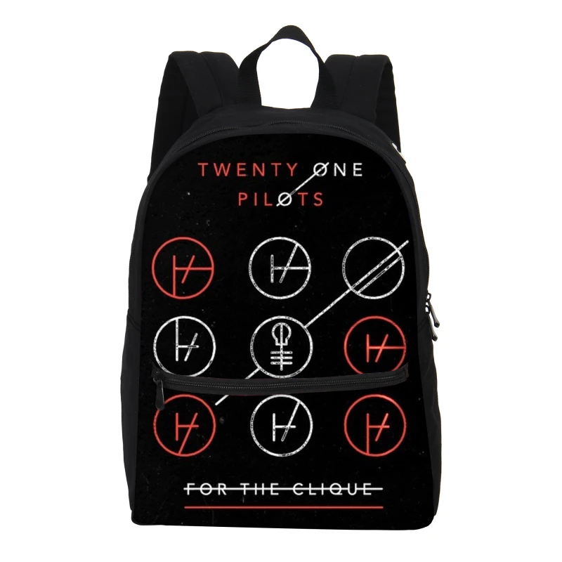 Рюкзак Twenty One Pilots с принтами, школьный рюкзак для детей, школьные сумки для подростков, для мальчиков и девочек, ранец, Детская сумка для книг, Mochila