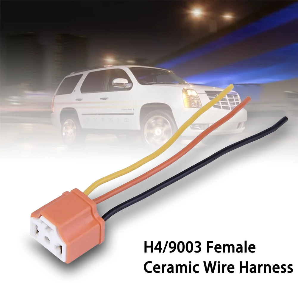 Керамический держатель лампы H4 led 9003 HB2 для автомобильных фар удлинитель