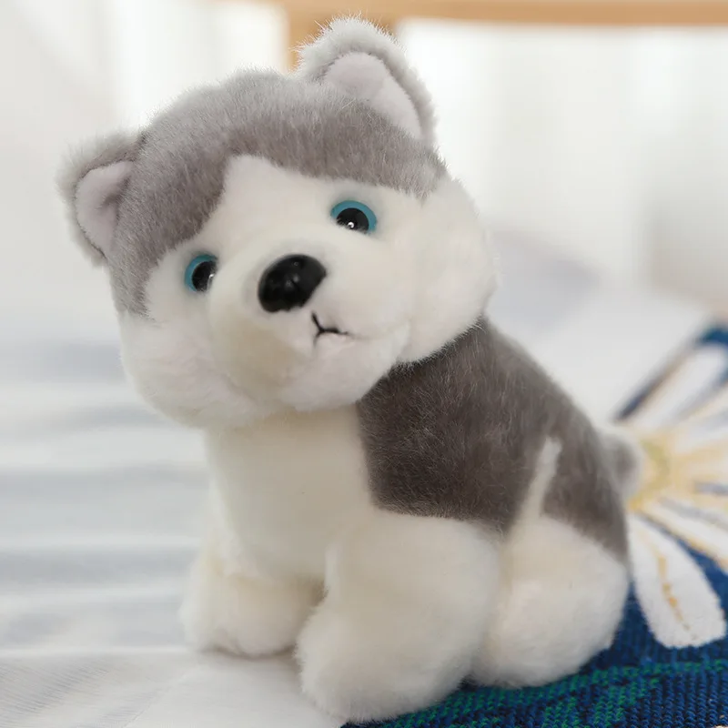 15cm Stuffed Animals Soft Plush Toy Cute Husky Dog Doll for Kids Toys Gifts | Игрушки и хобби