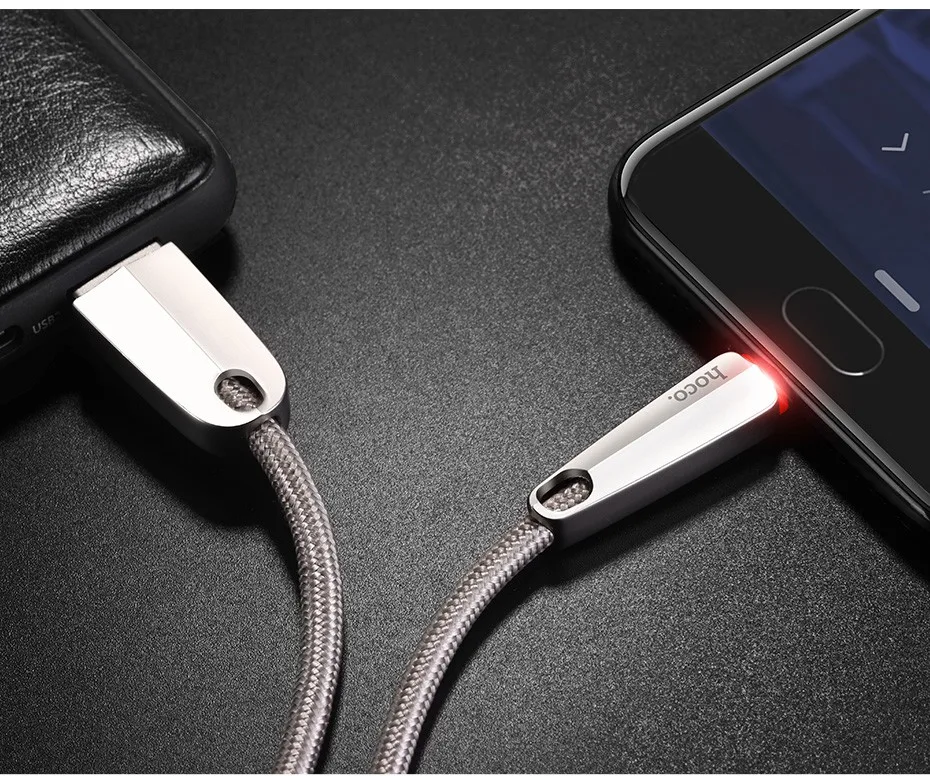 НОСО Тип usb C зарядный кабель синхронизации данных для samsung Xiaomi huawei Быстрая зарядка кабель Тип usb C с Smart разъединения функция