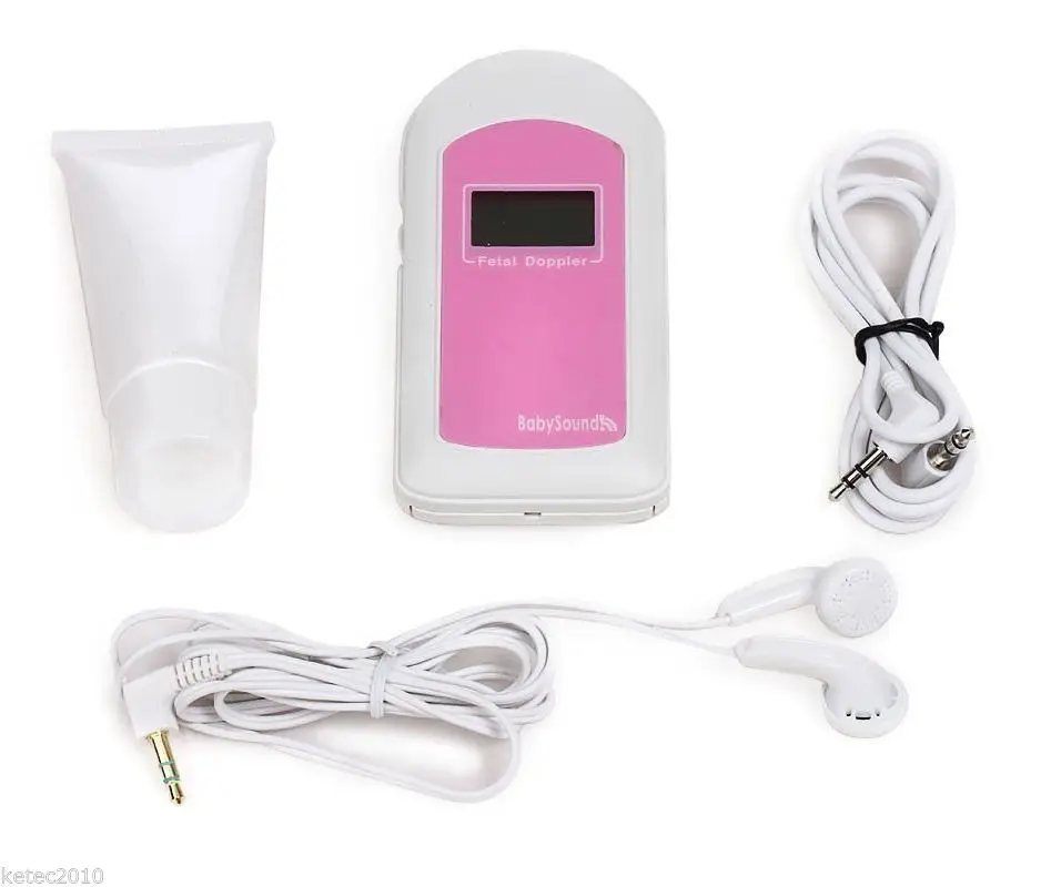 Contec Baby-Sound-B Handheld Fetal Doppler Baby Heart Rate Monitor 2MH sensitive ultrasonic probe with Free Gel | Красота и здоровье