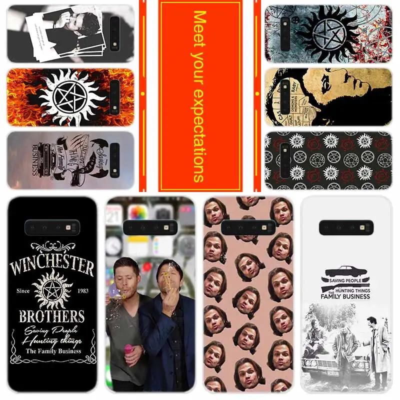 Чехол для Samsung Galaxy S10 E S9 S8 Plus S7 s6 Edge S20 Uitra Note 10 Supernatural Jensen Ackles|Бамперы| |