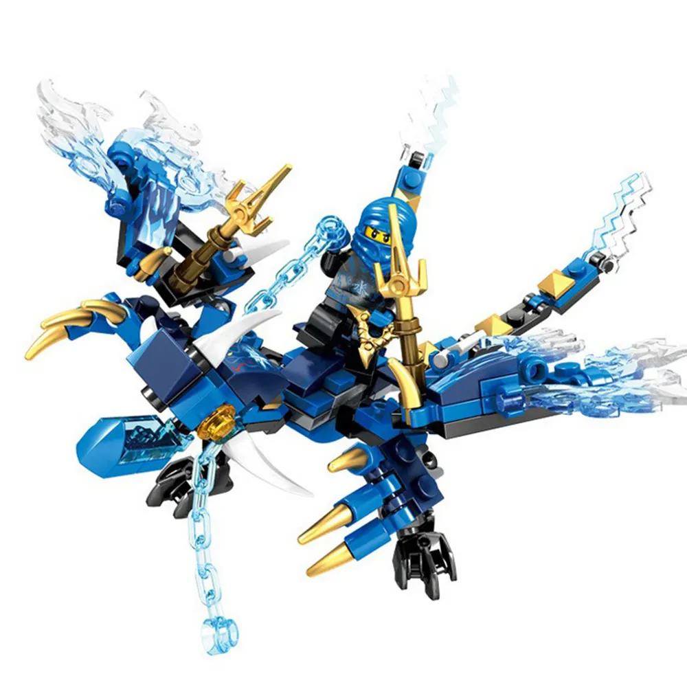 115 + части Duplo Ninjago фигурки дракона строительные блоки ниндзя развивающие игрушки