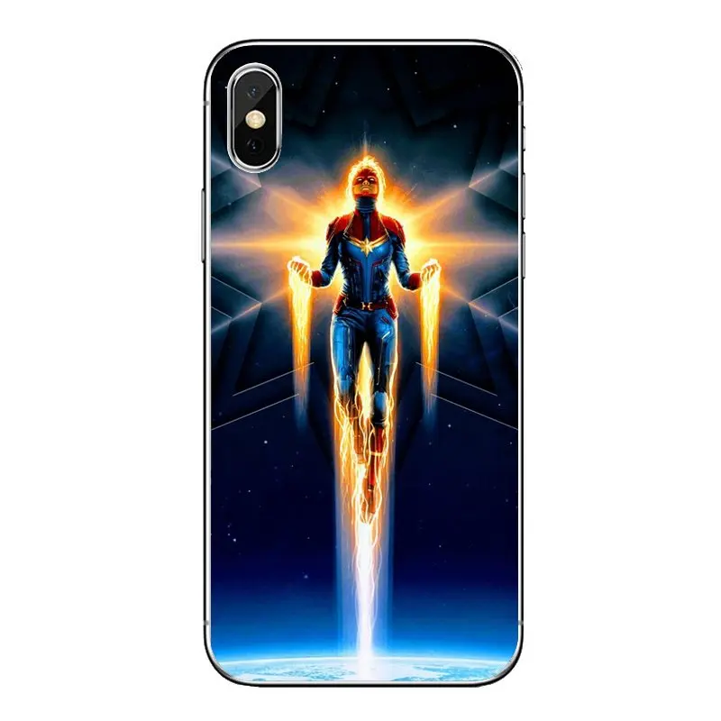 Прозрачные мягкие чехлы для Motorola Moto X4 E4 E5 G5 G5S G6 Z Z3 G3 C Play Plus Captain Marvel Carol Danvers |
