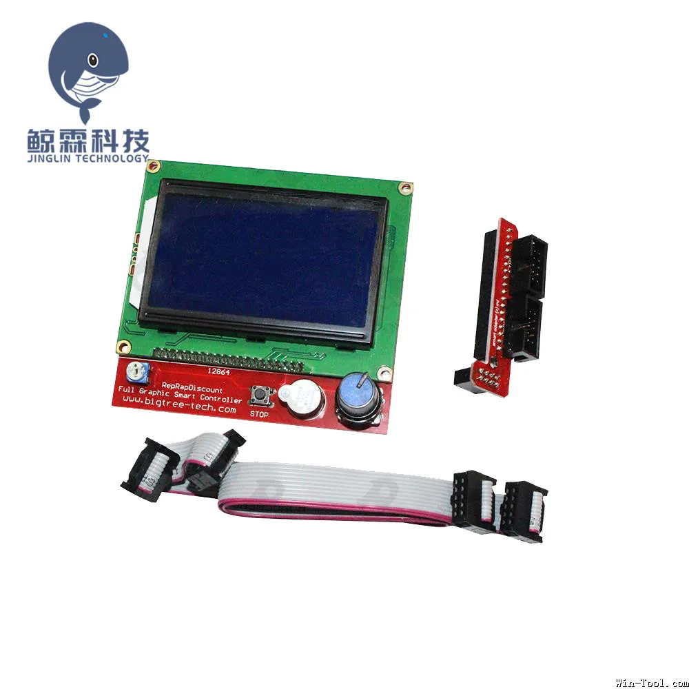 Набор 3D принтеров MK2B Подогреваемая кровать + Mega 2560 R3 RAMPS 1 4 LCD 12864 6x оптический