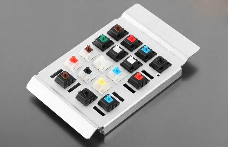 Cherry Kailh Gateron зеленые прозрачные белые переключатели инструмент для тестирования