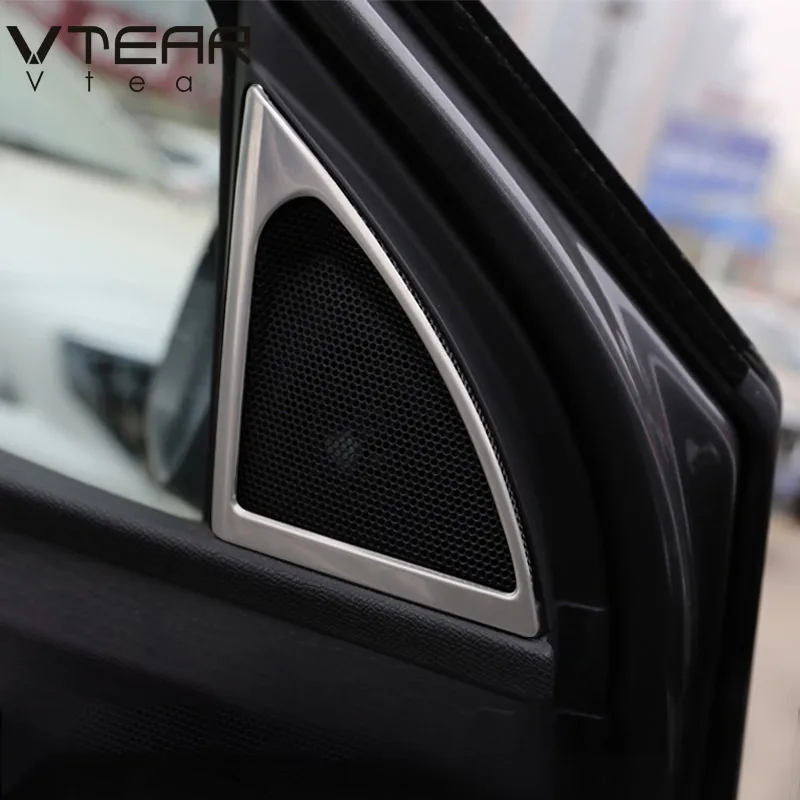 Vtear для peugeot 3008 5008 GT интерьерные аксессуары Автомобильная Внутренняя дверь колонна аудио обшивка рамка крышки молдинги