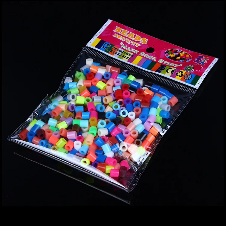 Игрушка 1000 шт Упаковка 5 мм Красочные Бусины Хама/Perler бусины Diy интеллект развивающие ремесло головоломки игрушки для детей - Цвет: Mixture Color