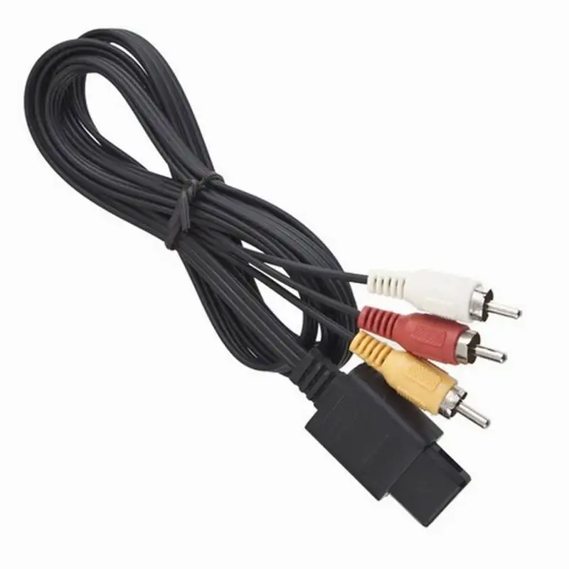 6 футов/1 8 м кодовые разъемы RCA стерео AV аудио видео композитный кабель для Nintendo 64
