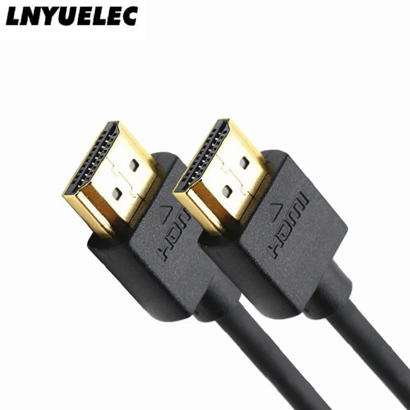 Оптовая продажа/Бесплатная доставка 500 шт./лот ультратонкий HDMI кабель v1.4