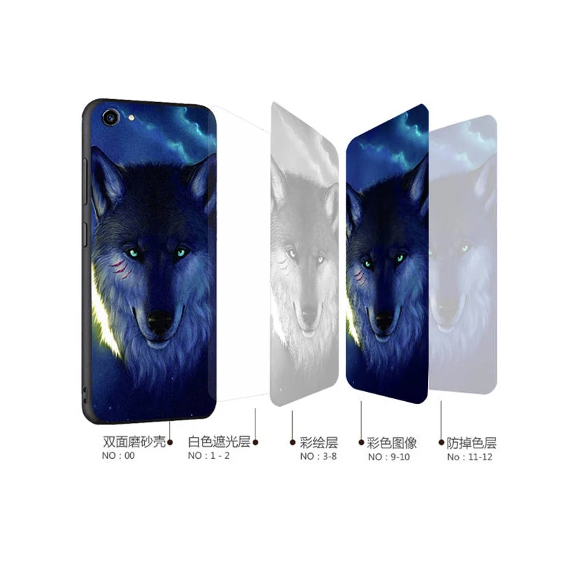 Vivo Y81 чехол 6 22 дюймов мультяшный Мягкий ТПУ задняя крышка для телефона VIVO Y 81 VIVOY81