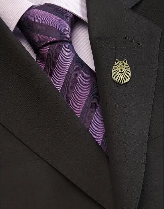 Оптовая продажа американская брошь в виде собаки эскимоса Женская/Мужская