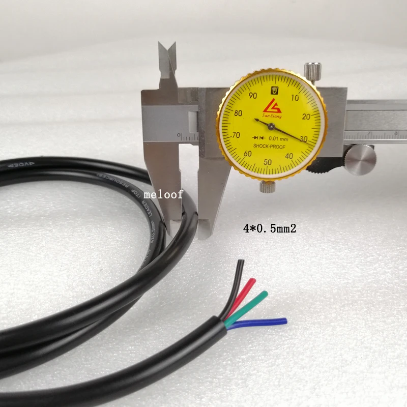 10 м резиновый мягкий кабель 18 AWG 0,75 мм2 силовой провод 2/3 жилы контакты медный провод проводник Электрический YZW кабель черный